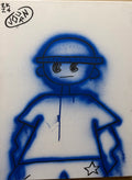 blue graffiti dan